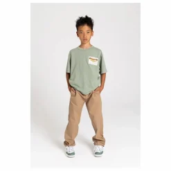 T-shirt King Coton Bio | Vert kaki clair
