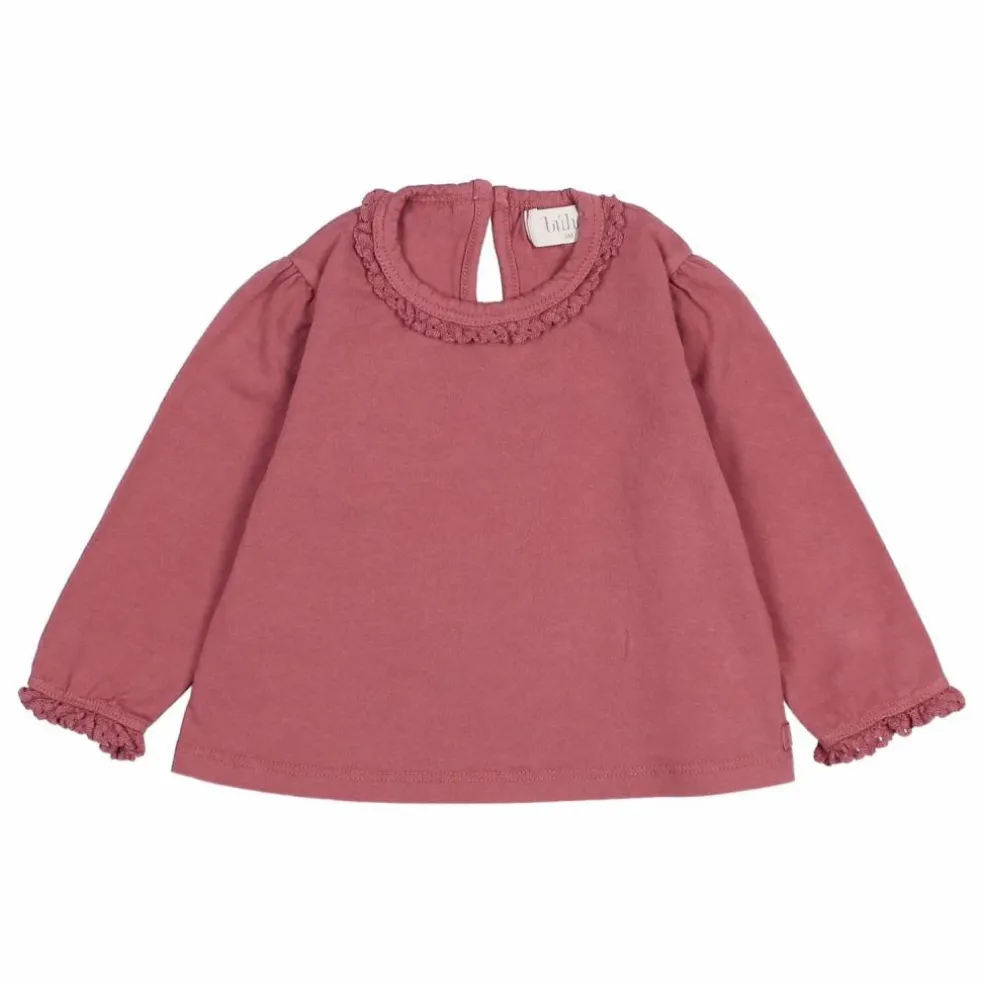 T-shirt Lace Bébé Coton Bio | Mauve