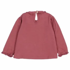 T-shirt Lace Bébé Coton Bio | Mauve