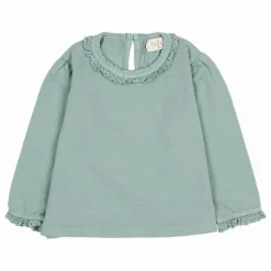 T-shirt Lace Bébé Coton Bio | Vert Cèdre