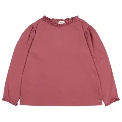 T-shirt Lace Coton Bio | Mauve
