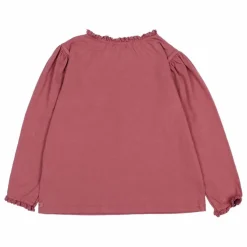 T-shirt Lace Coton Bio | Mauve