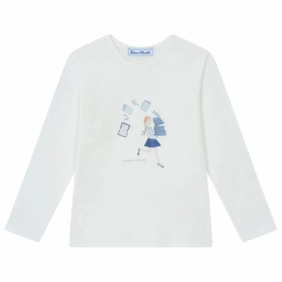 T-shirt Livres | Blanc