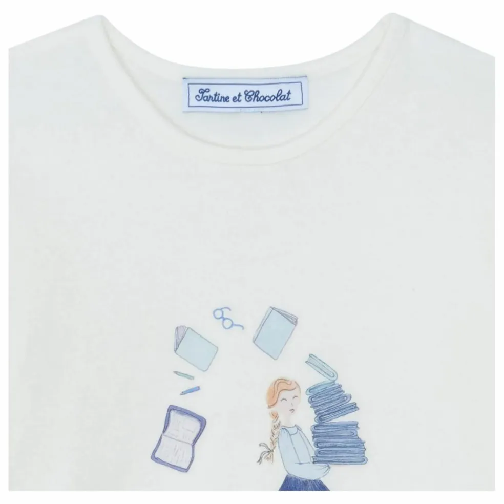 T-shirt Livres | Blanc
