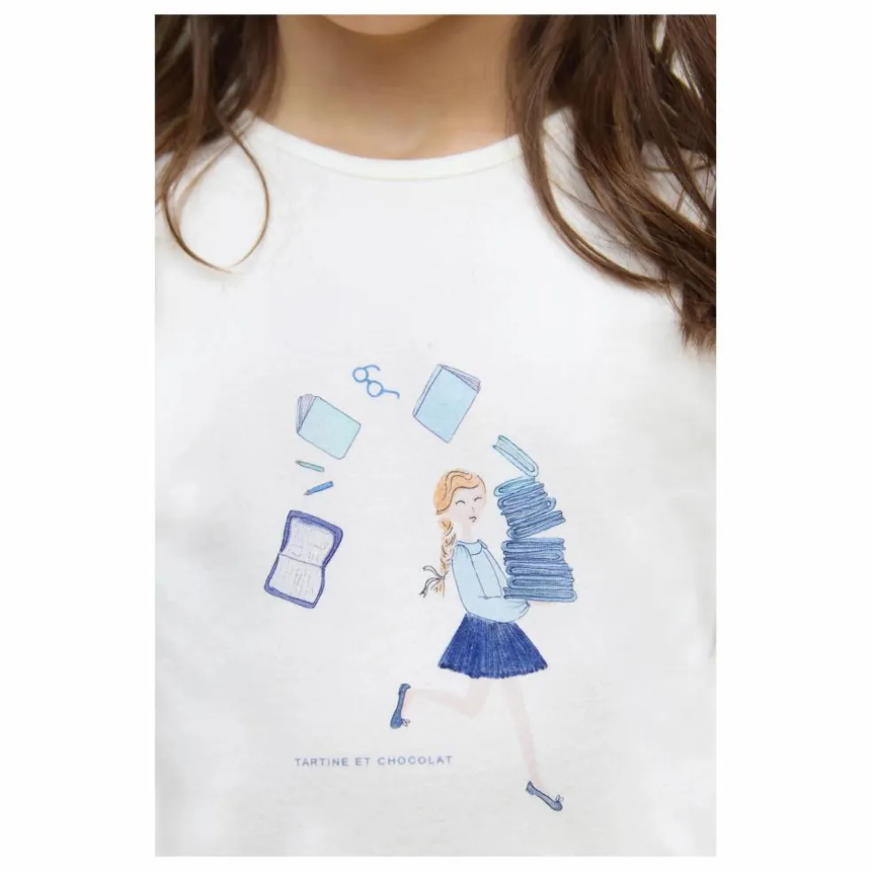 T-shirt Livres | Blanc