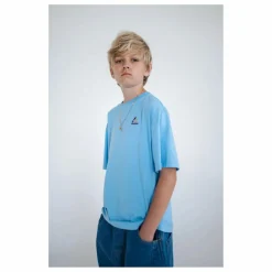 T-Shirt Logo Coton Bio | Bleu azur