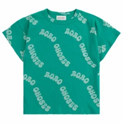 T-Shirt Logo Fibres Recyclées | Vert