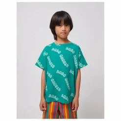 T-Shirt Logo Fibres Recyclées | Vert