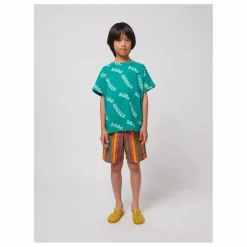 T-Shirt Logo Fibres Recyclées | Vert
