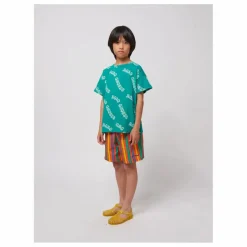 T-Shirt Logo Fibres Recyclées | Vert