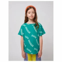 T-Shirt Logo Fibres Recyclées | Vert