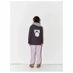 T-shirt Logo Jersey Coton Bio | Gris foncé