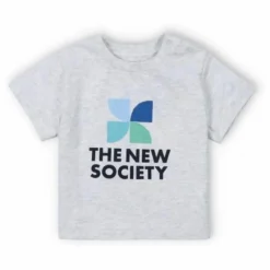 T-shirt Logo Mykonos Baby | Gris chiné
