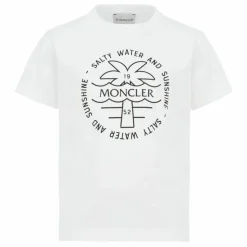T-shirt Logo Palmier | Blanc