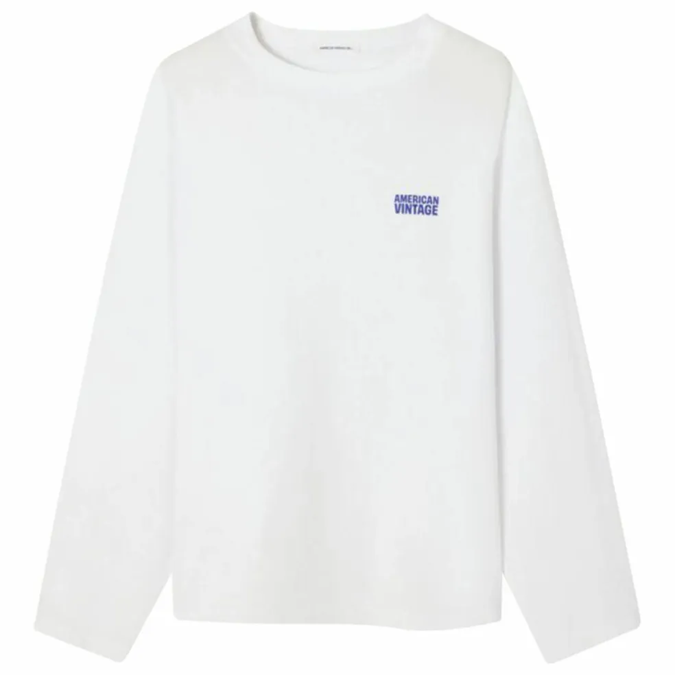 T-Shirt Manche Longue Gixy Cotton | Blanc