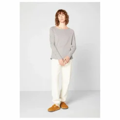 T-shirt Manches Longues Col Bateau Sonoma | Gris chiné