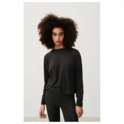 T-shirt Manches Longues Col Bateau Ypawood | Carbone