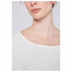 T-shirt Manches Longues Col Rond Aksun | Blanc