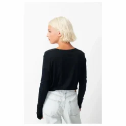 T-shirt Manches Longues Col U Jacksonville | Noir