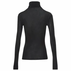 T-shirt Manches Longues Col Roulé Massachusetts | Noir