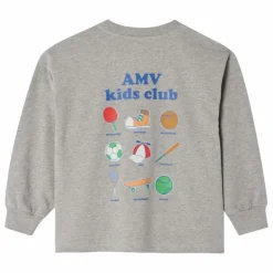 T-shirt Manches Longues Fizvalley Jeux | Gris chiné