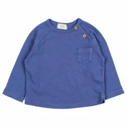 T-shirt Manches Longues Lin | Indigo