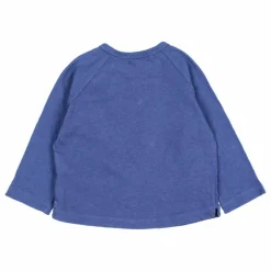 T-shirt Manches Longues Lin | Indigo