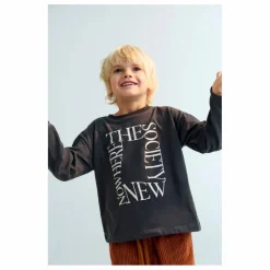 T-shirt Manches Longues Oscar Coton Bio | Noir