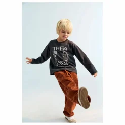 T-shirt Manches Longues Oscar Coton Bio | Noir