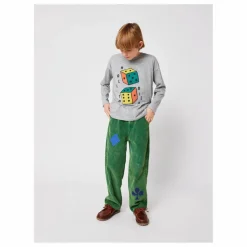 T-shirt Manches Longues Roll The Dice Coton Bio | Gris chiné