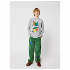 T-shirt Manches Longues Roll The Dice Coton Bio | Gris chiné