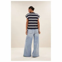 T-shirt Manson Rayé | Bleu marine