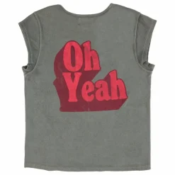 T-shirt Marie Oh Yeah Terry Coton Bio | Gris