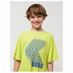 T-Shirt Matière Recyclée Shadow | Vert anis
