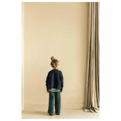 T-shirt Millie Rayé Coton Bio | Bleu marine