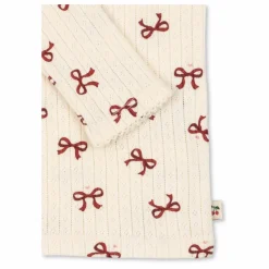 T-shirt Minnie Nœuds Pointelle Coton Bio | Beige