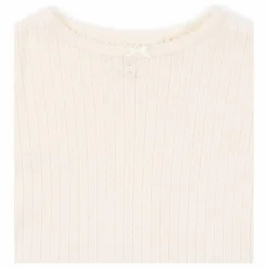 T-shirt Minnie Pointelle Coton Bio | Ecru