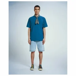 T-shirt MKO Coton | Bleu