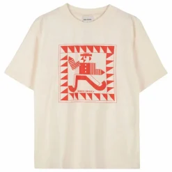 T-shirt Mr Pencil Coton Bio - Collection Femme | Blanc cassé