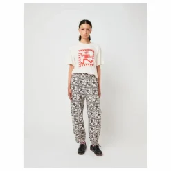 T-shirt Mr Pencil Coton Bio - Collection Femme | Blanc cassé