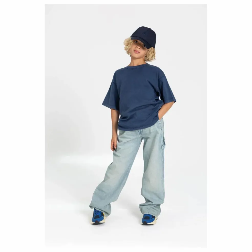T-shirt Nils Coton Bio | Bleu marine