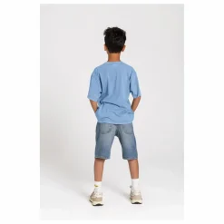 T-shirt Nils Coton Bio | Bleu gris