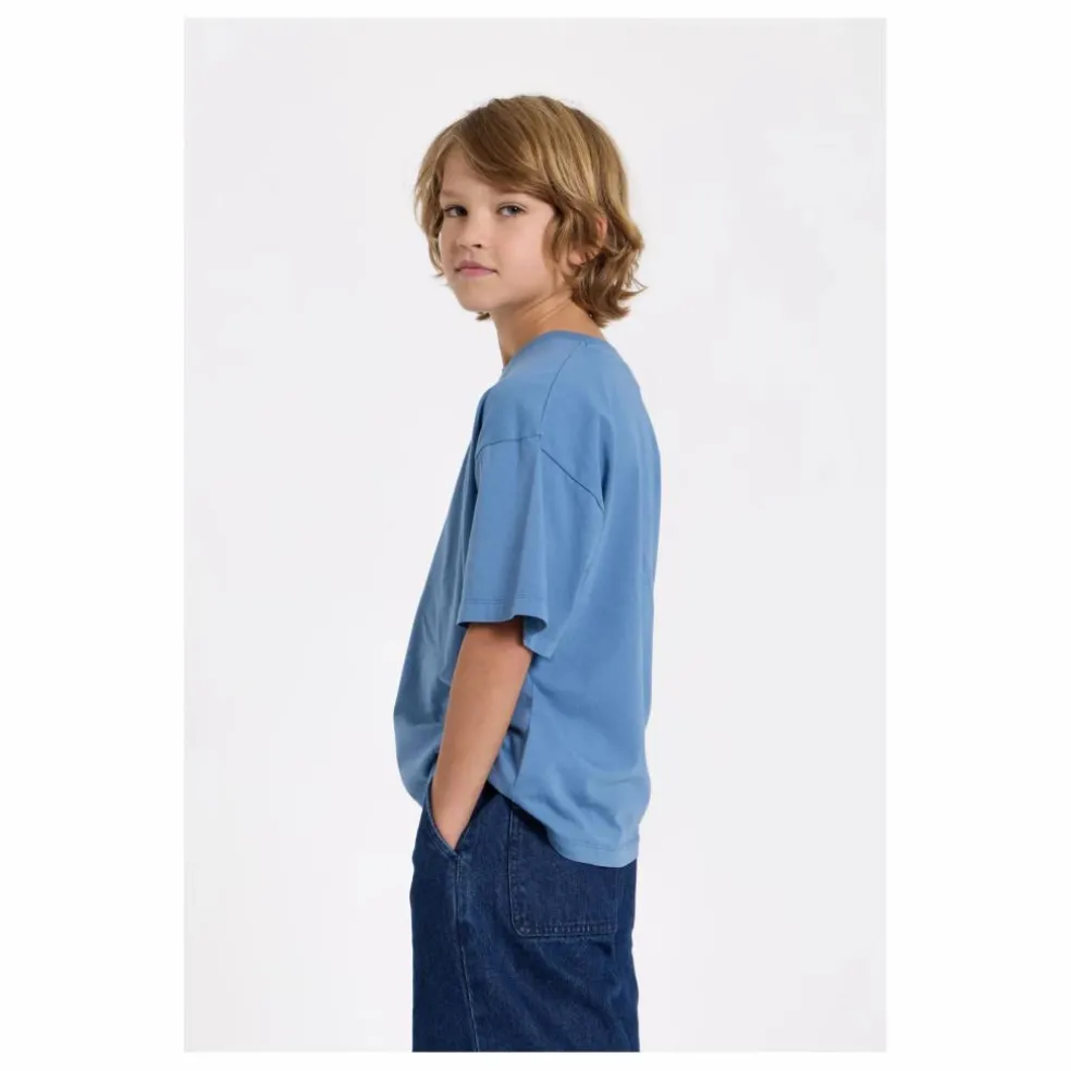 T-shirt Nils Coton Bio | Bleu
