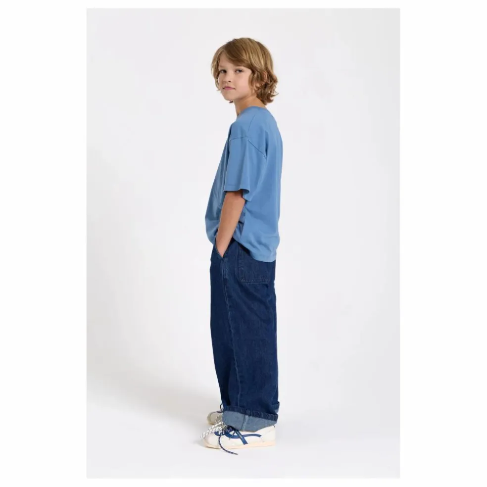 T-shirt Nils Coton Bio | Bleu