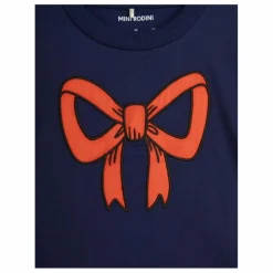 T-Shirt Nœud Coton Bio | Bleu marine