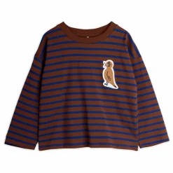 T-shirt Oiseau Coton Bio | Marron