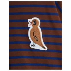T-shirt Oiseau Coton Bio | Marron