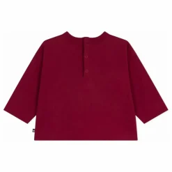 T-shirt Ours Montagnes Coton Bio | Bordeaux