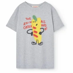 T-Shirt Oversize Big Rooster | Gris chiné