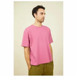 T-Shirt Oversize Homme Coton Bio | Vieux Rose